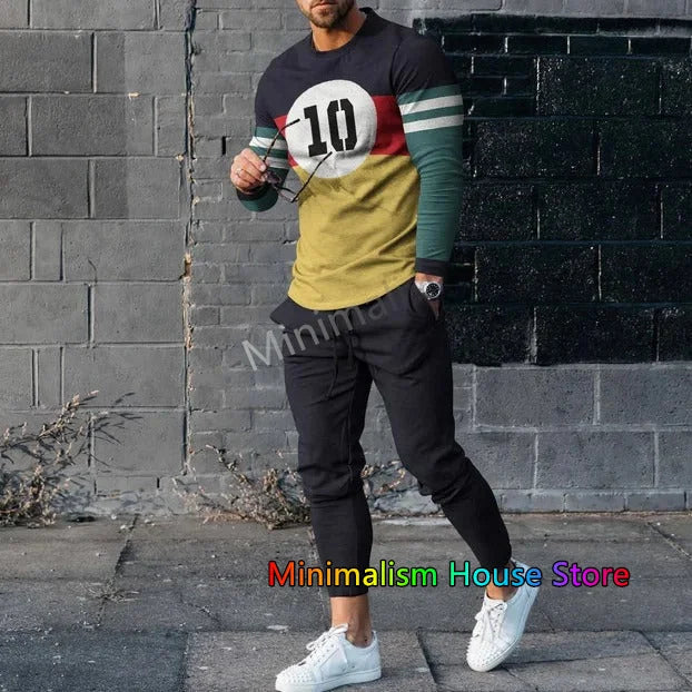 T-shirt à manches longues, jogging