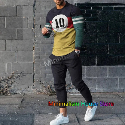 T-shirt à manches longues, jogging