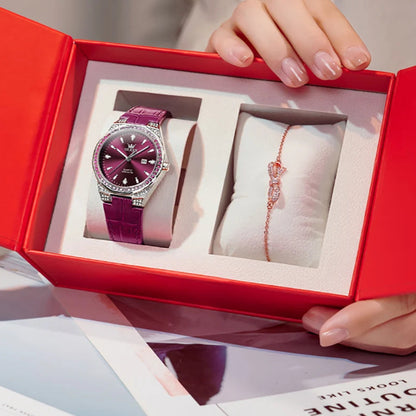 Montres originales pour femmes en cuir