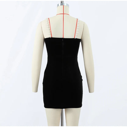 Robe élégante à fleurs 3D et perles pour femmes