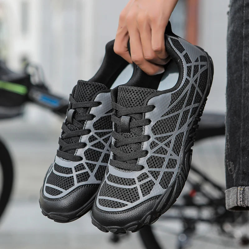 Chaussures unisexes à bout large et pieds nus, en cuir synthétique minimaliste