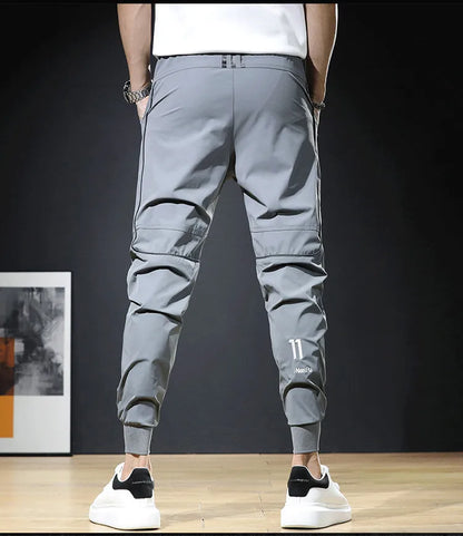 Pantalon décontracté taille élastique pour homme