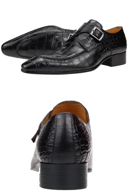 Chaussures Oxford pour hommes fabriquées sur mesure en cuir de vache véritable