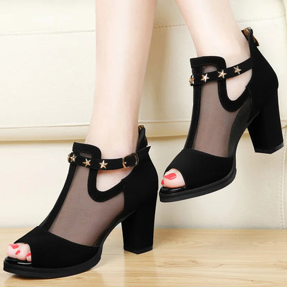 Chaussures d'été à talons hauts pour femmes