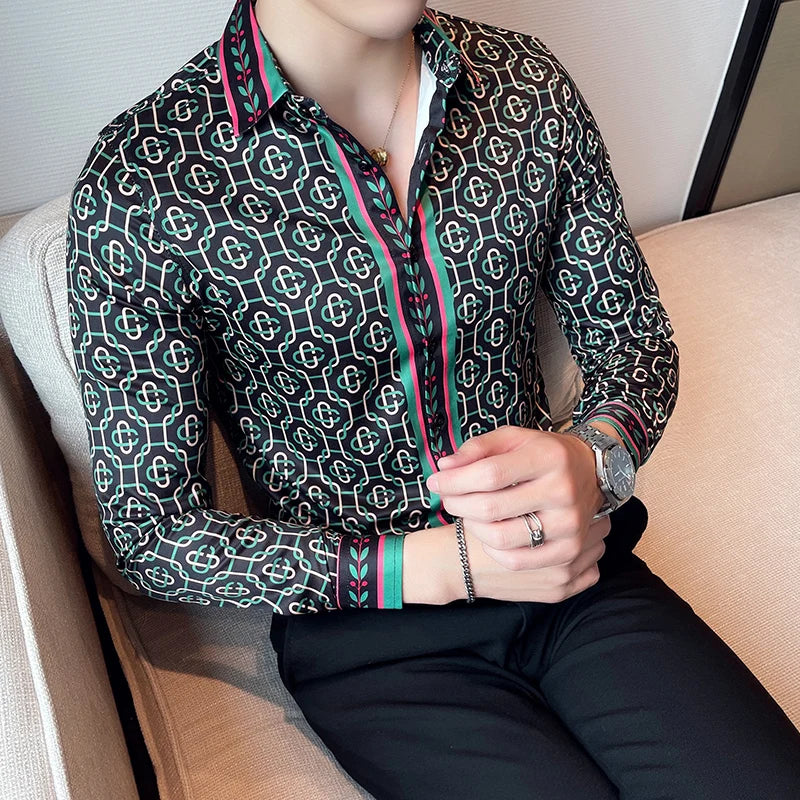 Luxus Herrenhemden, modisch, gestreift