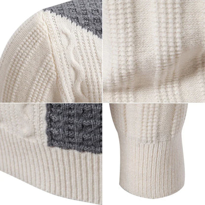 Pull en tricot décontracté et chaud pour homme