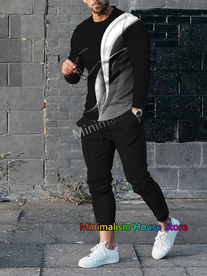 T-shirt à manches longues, jogging