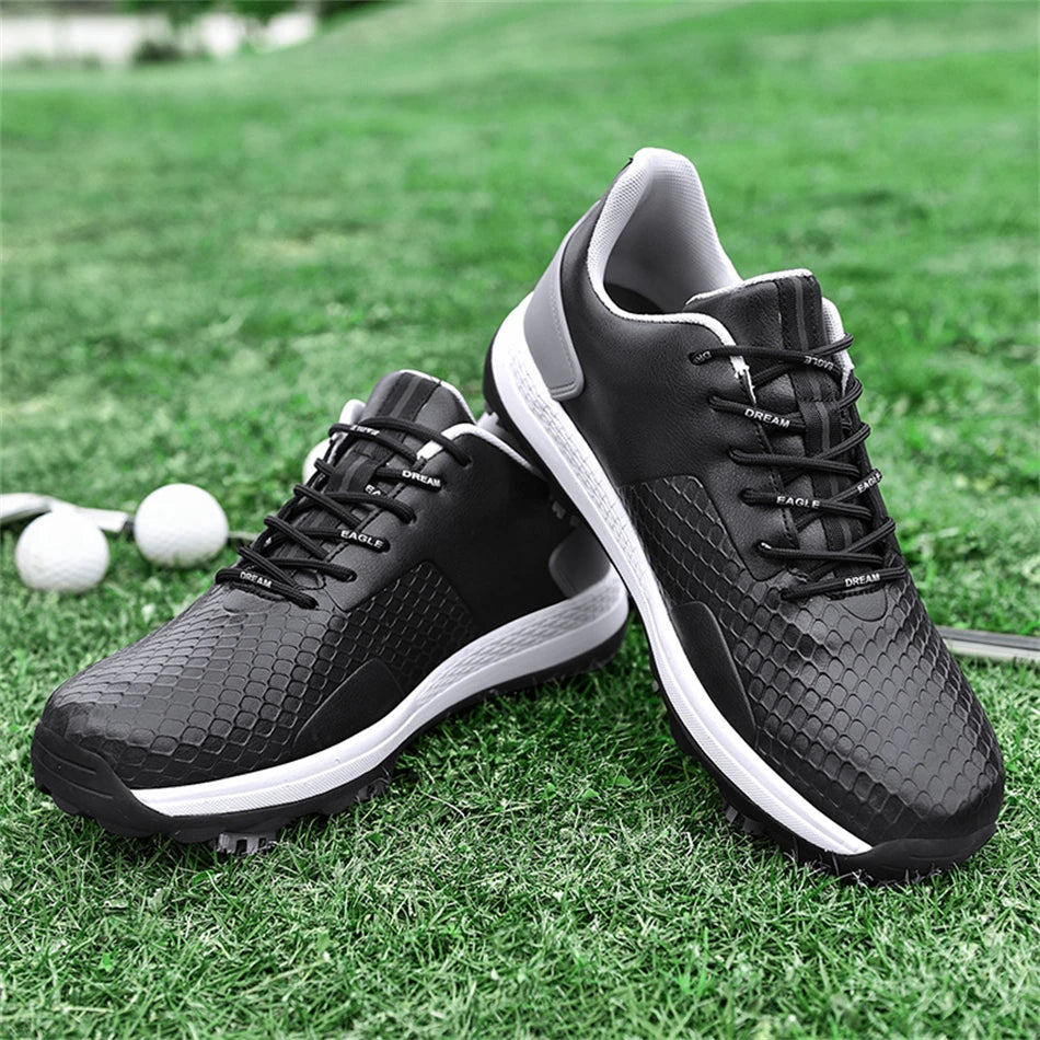 Chaussures de golf professionnelles de luxe pour hommes