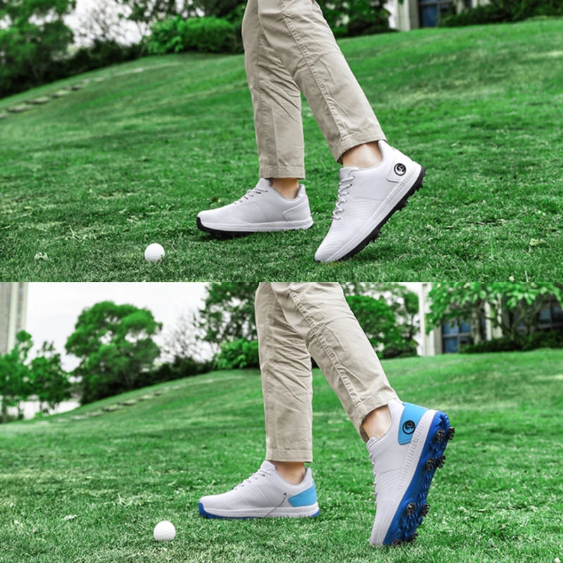 Chaussures de golf professionnelles de luxe pour hommes