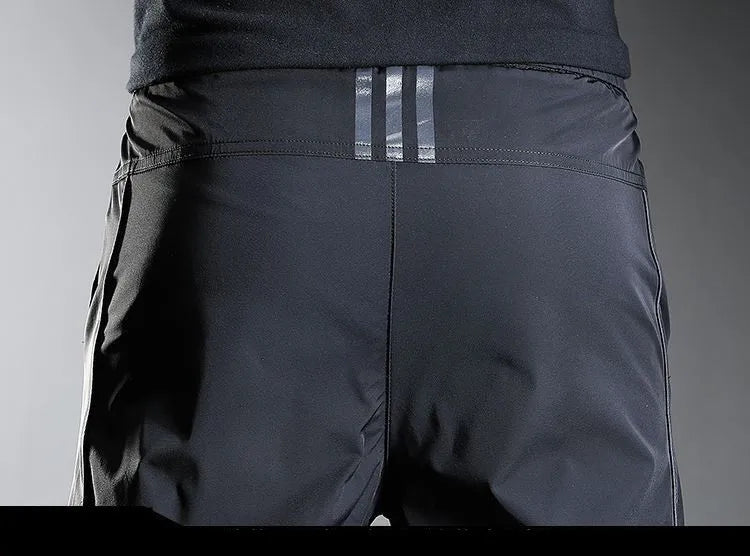 Pantalon décontracté taille élastique pour homme
