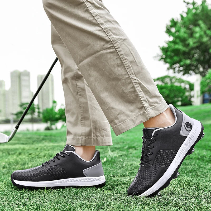 Chaussures de golf professionnelles de luxe pour hommes