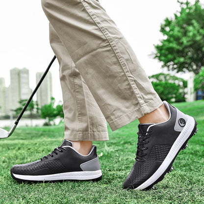 Chaussures de golf professionnelles de luxe pour hommes