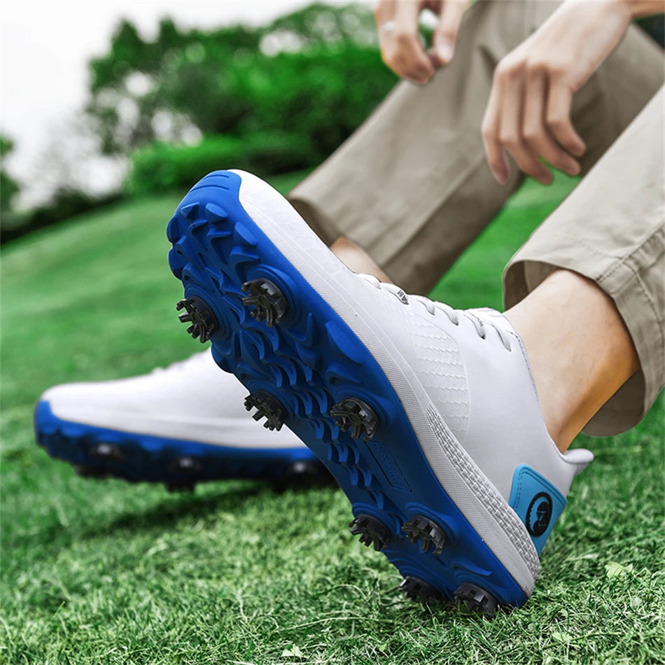 Chaussures de golf professionnelles de luxe pour hommes
