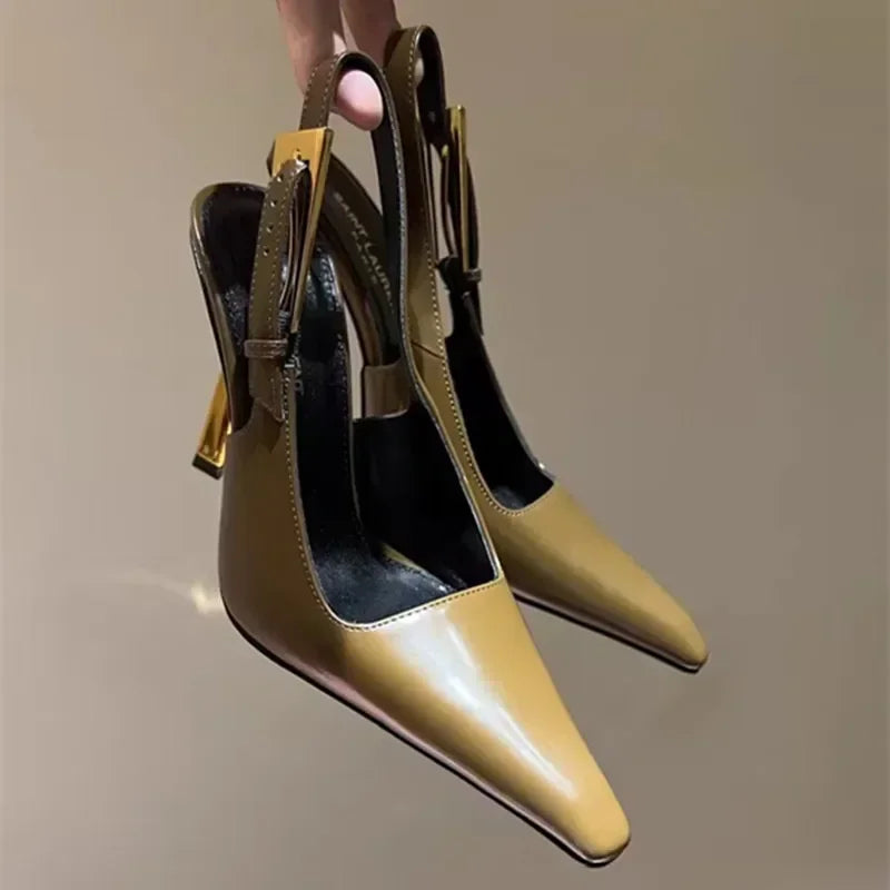 Sandales pointues à talons hauts pour femmes