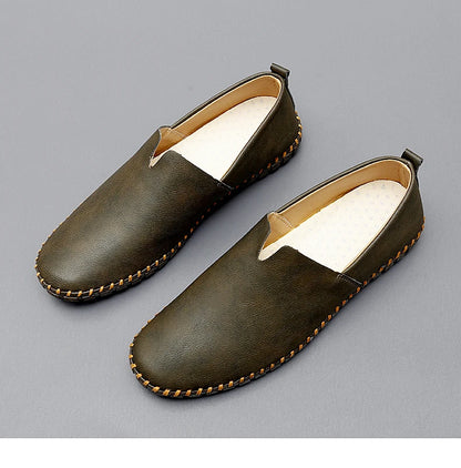 Chaussures décontractées d'extérieur, mocassins faits à la main