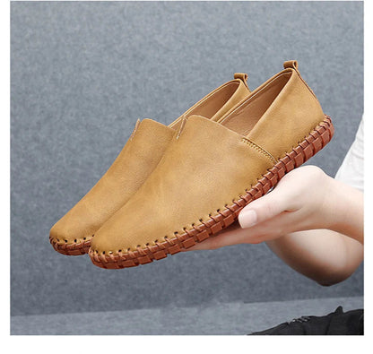 Chaussures décontractées d'extérieur, mocassins faits à la main