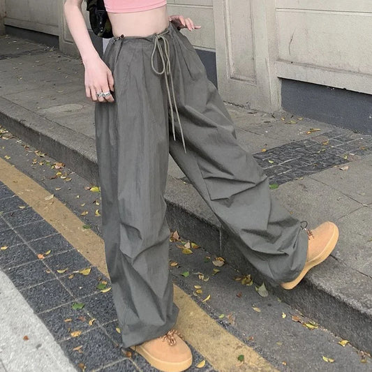 Pantalon cargo ample d'été pour femmes