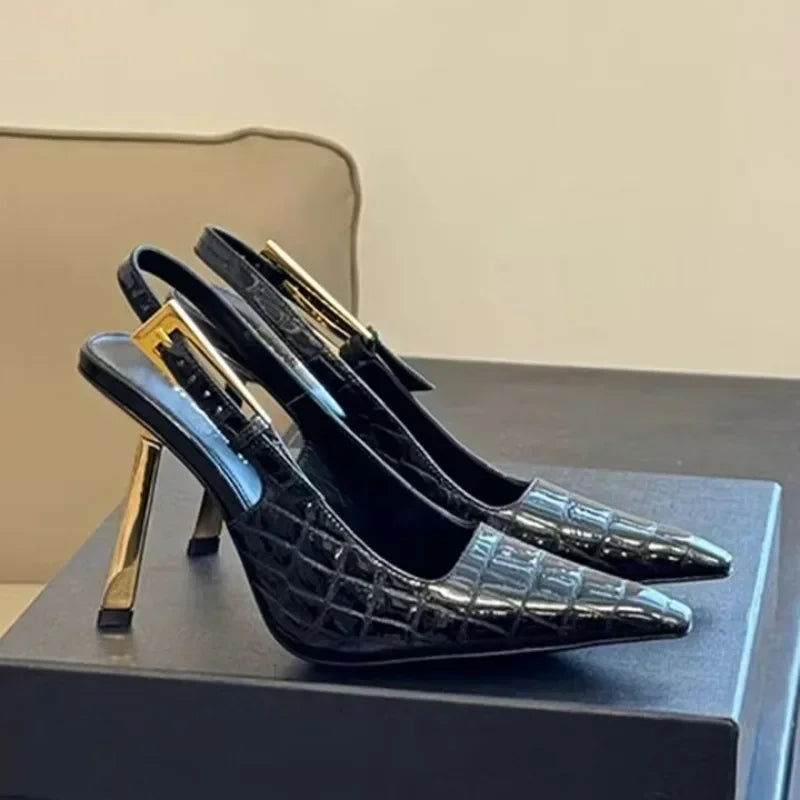 Sandales pointues à talons hauts pour femmes