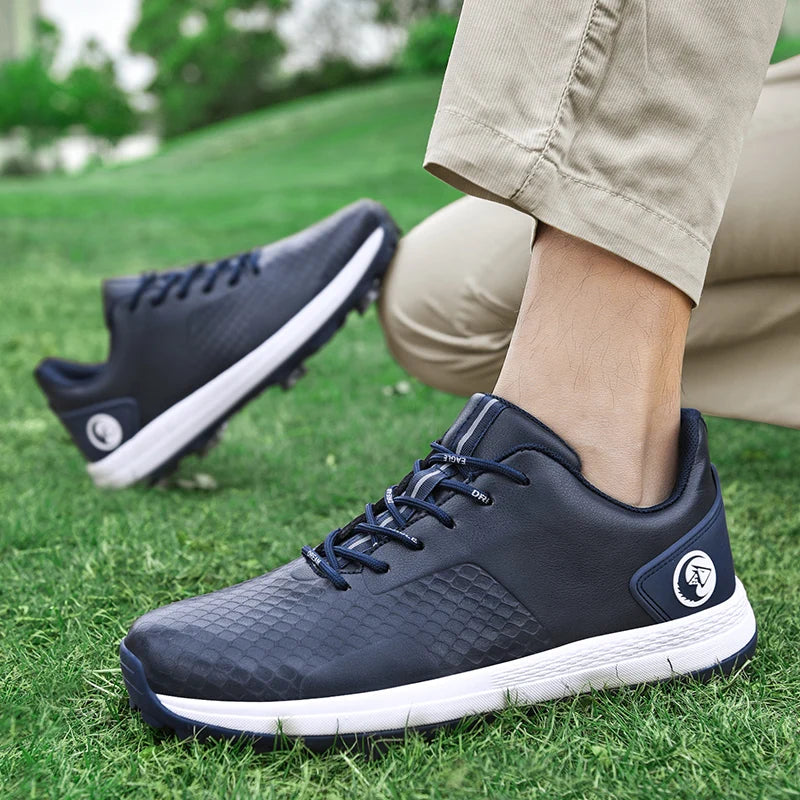 Chaussures de golf professionnelles de luxe pour hommes