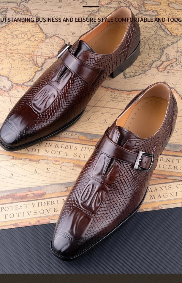 Mocassins imprimés de haute qualité pour hommes