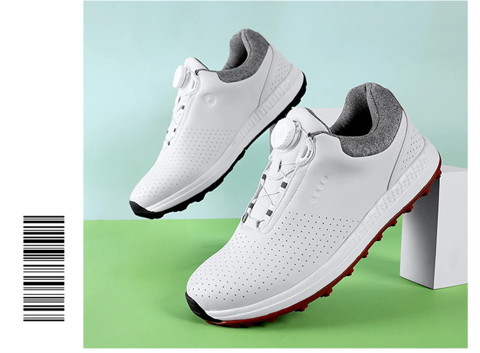 Chaussures de golf respirantes et luxueuses pour hommes