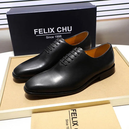 Chaussures Oxford en cuir véritable pour homme