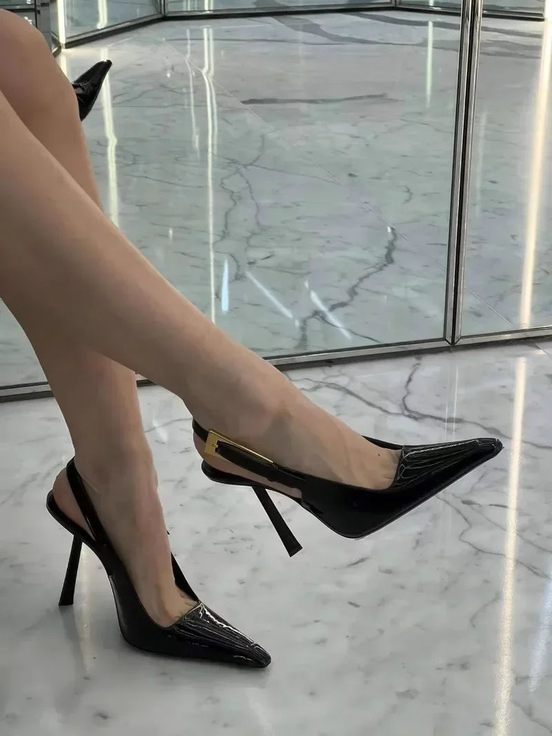 Sandales pointues à talons hauts pour femmes